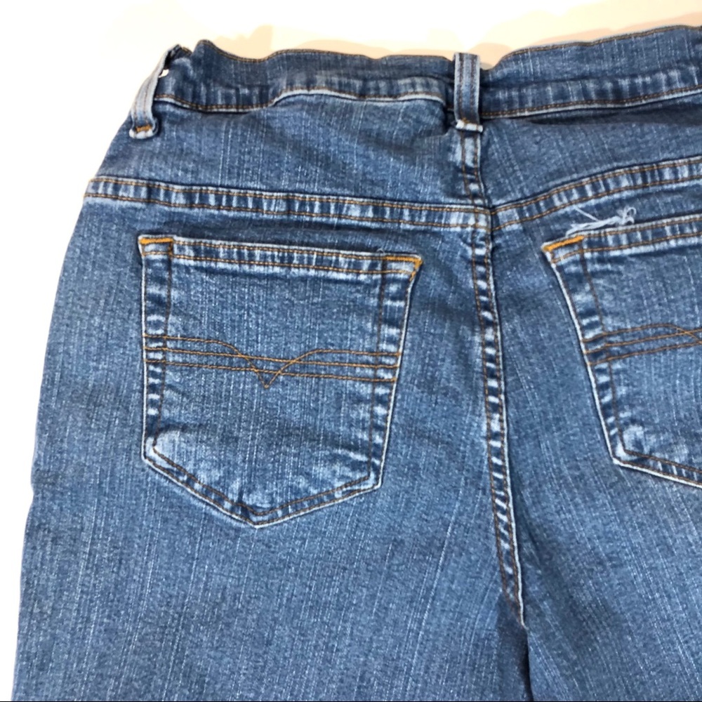 Denim & Co. Mid Rise Stretch Denim Bermuda Shorts - Picture 7 of 8